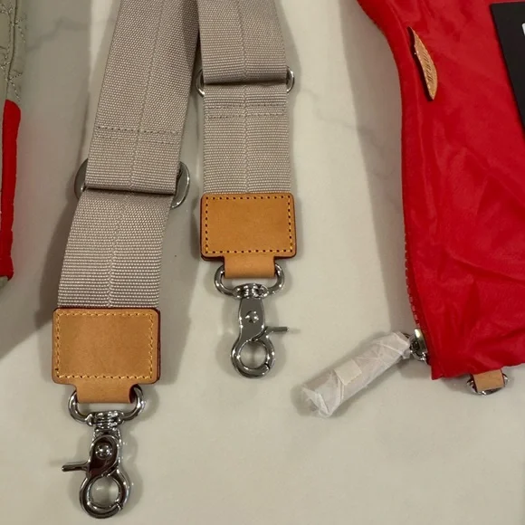 MZ Wallace Cabana Tote - Cherry Red & Atmosphere - Picture 5 of 10